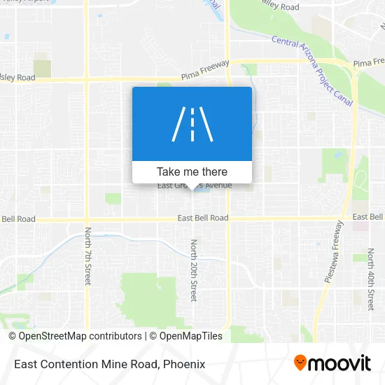 East Contention Mine Road map