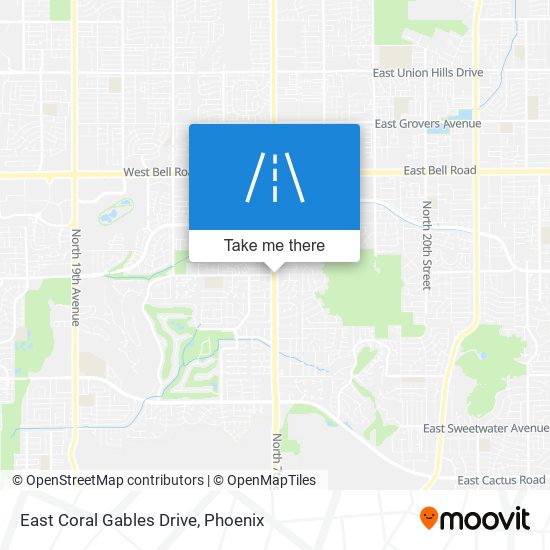 East Coral Gables Drive map