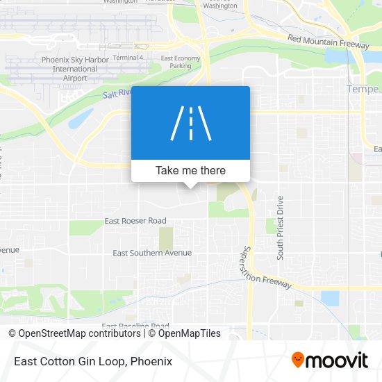 East Cotton Gin Loop map