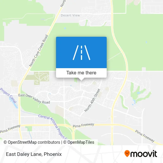 East Daley Lane map