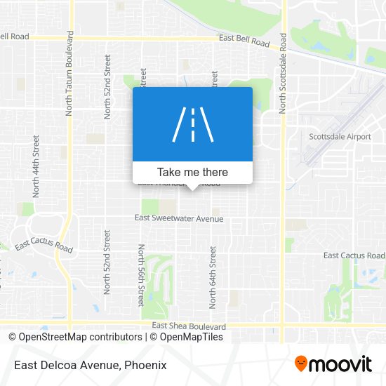 Mapa de East Delcoa Avenue
