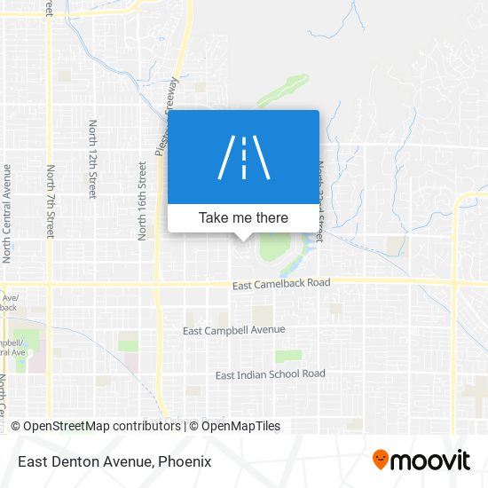 East Denton Avenue map