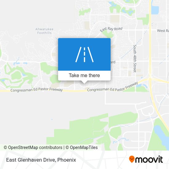 Mapa de East Glenhaven Drive