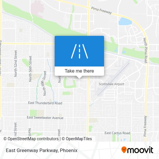 Mapa de East Greenway Parkway