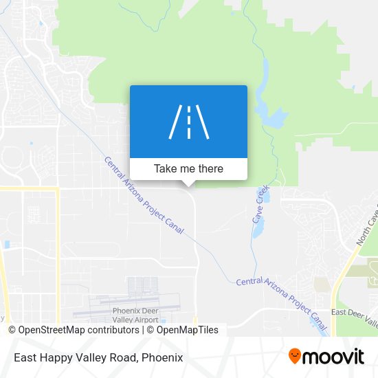 East Happy Valley Road map