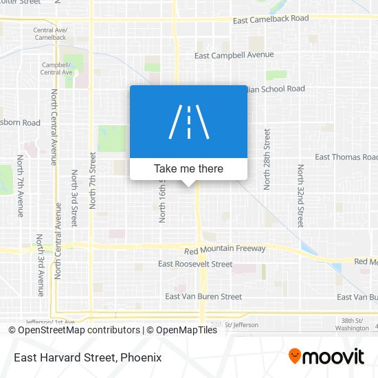 East Harvard Street map