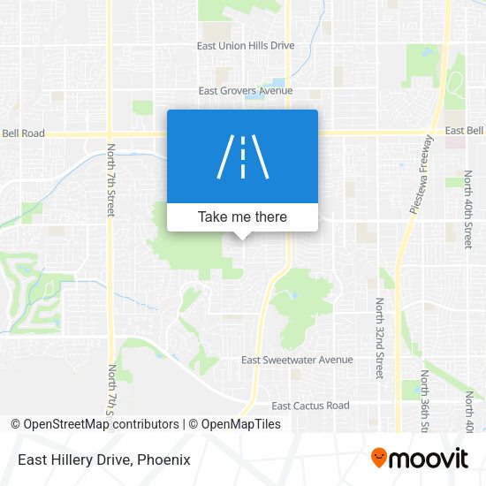 Mapa de East Hillery Drive