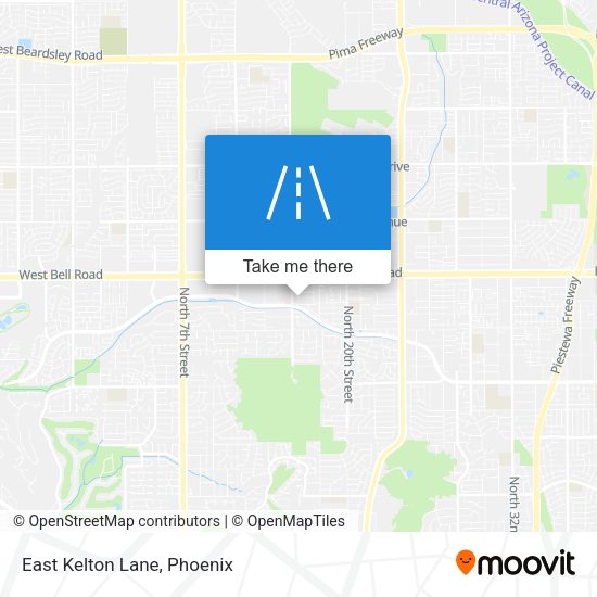 Mapa de East Kelton Lane