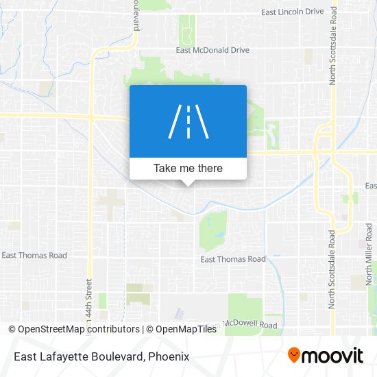 Mapa de East Lafayette Boulevard