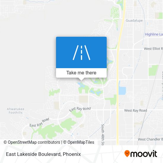 Mapa de East Lakeside Boulevard