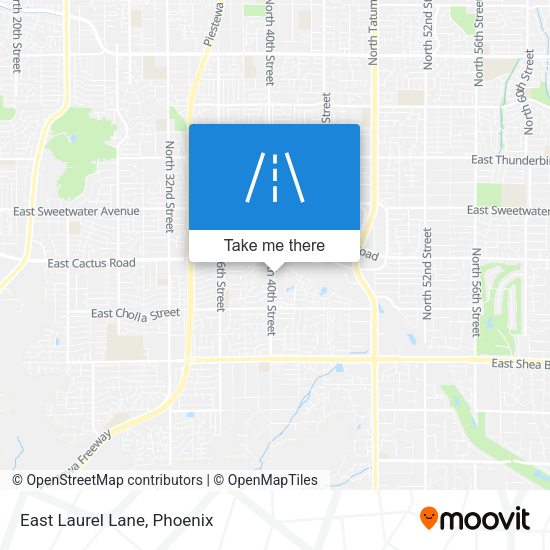 Mapa de East Laurel Lane
