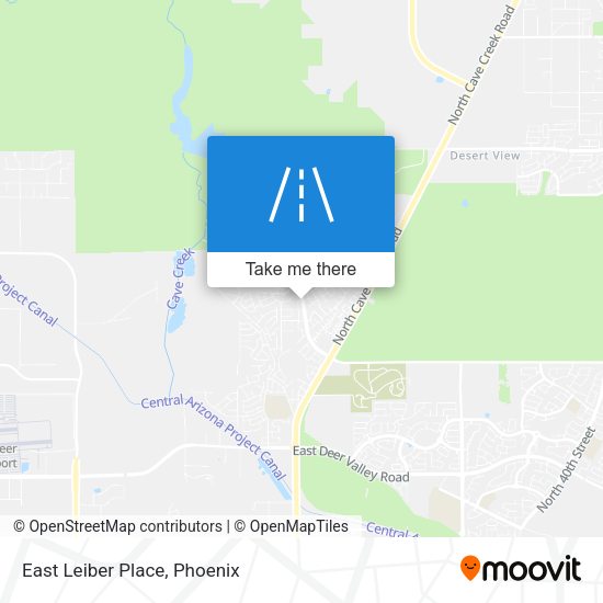Mapa de East Leiber Place