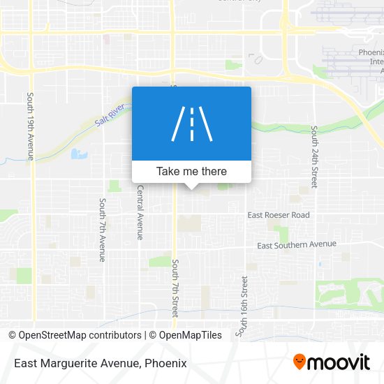 Mapa de East Marguerite Avenue
