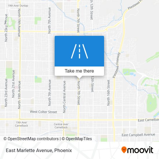 East Marlette Avenue map