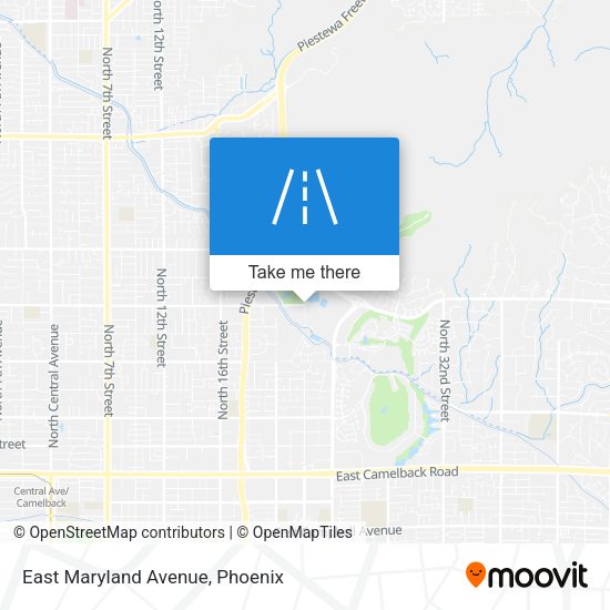 East Maryland Avenue map