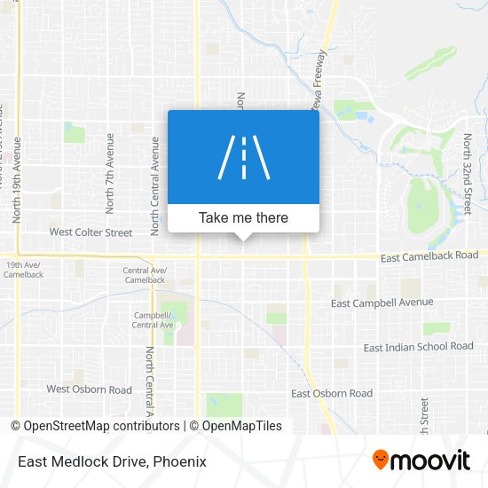 Mapa de East Medlock Drive