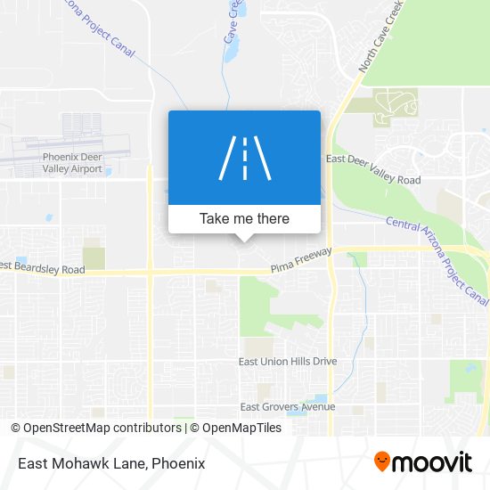 East Mohawk Lane map