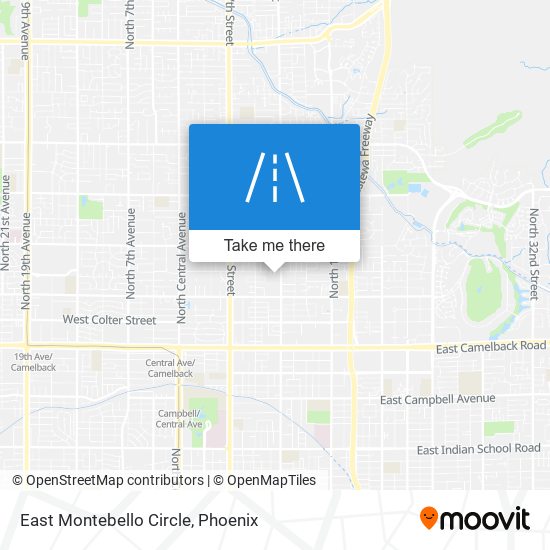 East Montebello Circle map