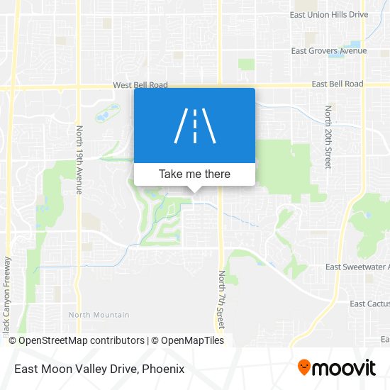 Mapa de East Moon Valley Drive