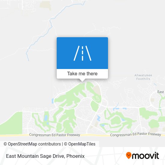 East Mountain Sage Drive map