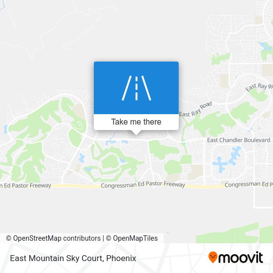 Mapa de East Mountain Sky Court