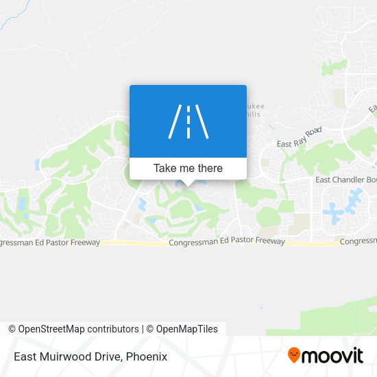 East Muirwood Drive map