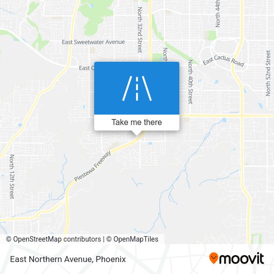 East Northern Avenue map