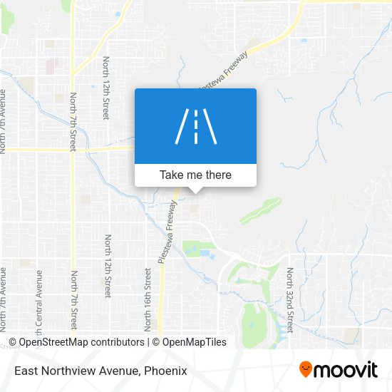 East Northview Avenue map