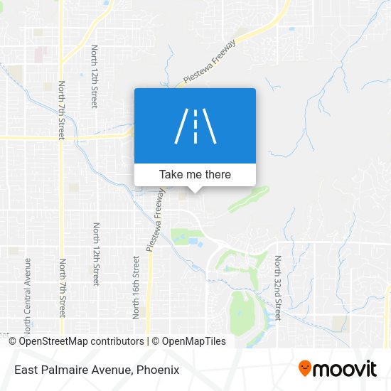 Mapa de East Palmaire Avenue