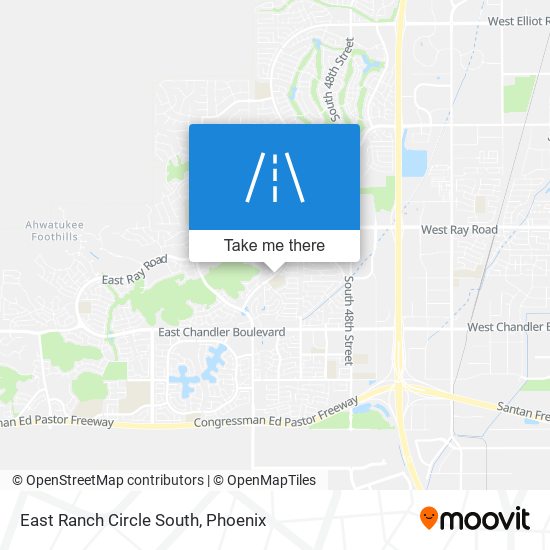 East Ranch Circle South map