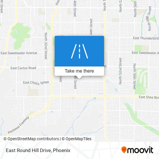 East Round Hill Drive map