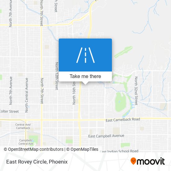 East Rovey Circle map