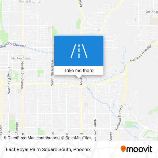 East Royal Palm Square South map