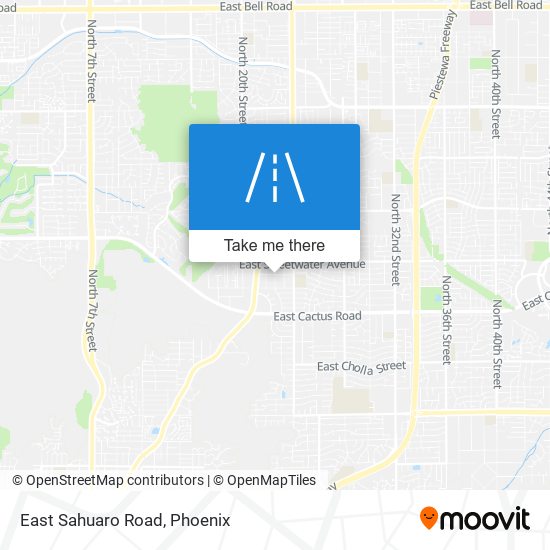 Mapa de East Sahuaro Road