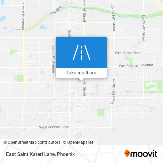 East Saint Kateri Lane map