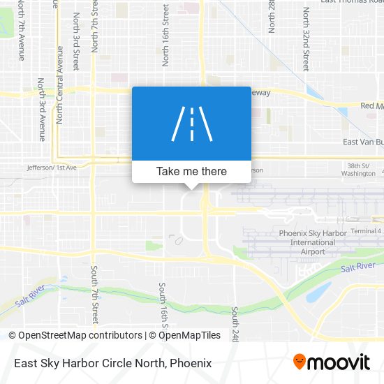 East Sky Harbor Circle North map