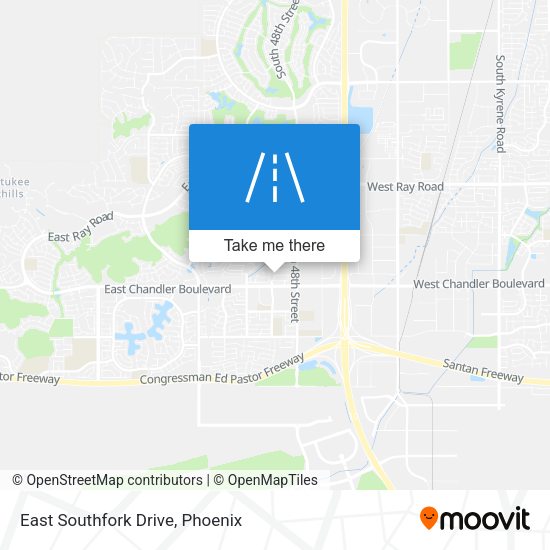 East Southfork Drive map