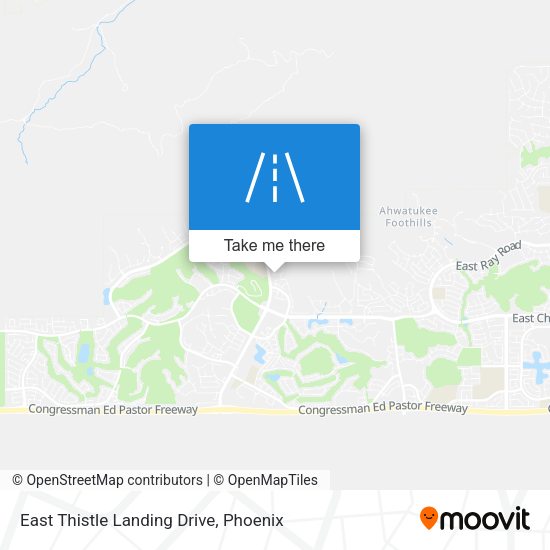 East Thistle Landing Drive map