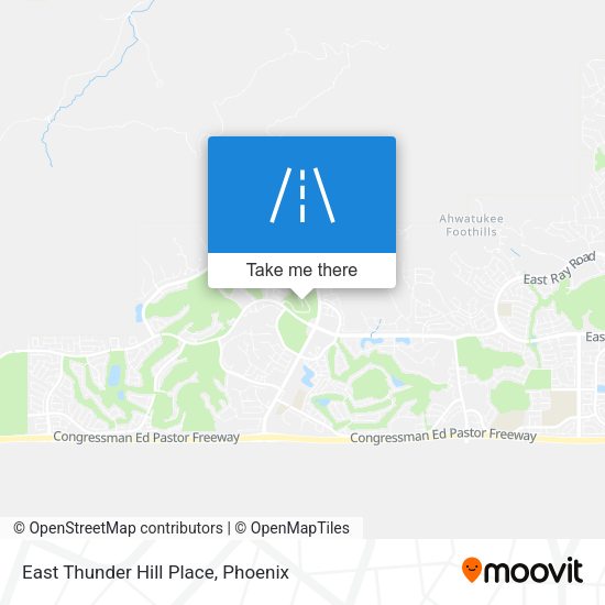 Mapa de East Thunder Hill Place