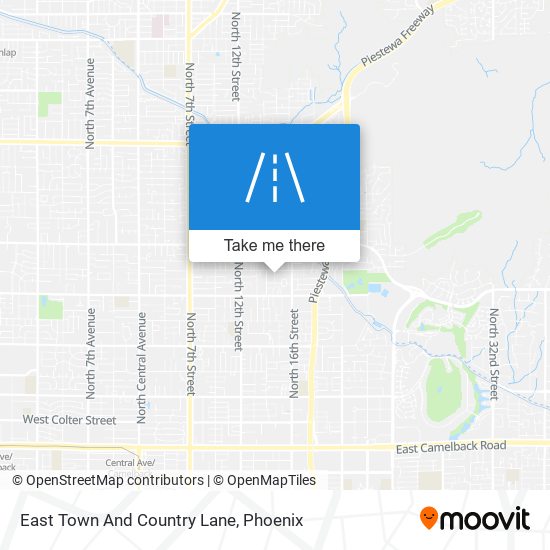 East Town And Country Lane map