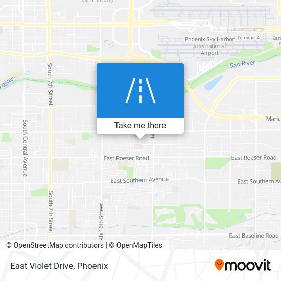 Mapa de East Violet Drive