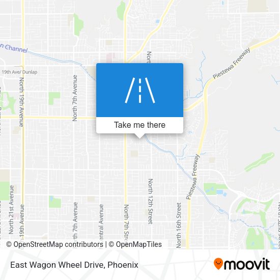 East Wagon Wheel Drive map