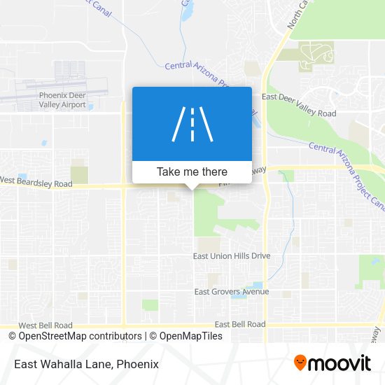 Mapa de East Wahalla Lane