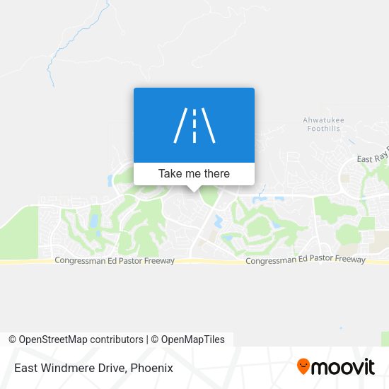 East Windmere Drive map
