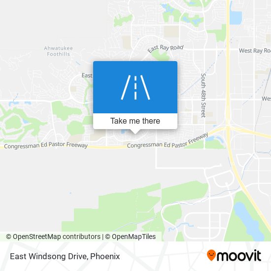 East Windsong Drive map