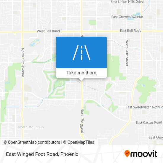 Mapa de East Winged Foot Road