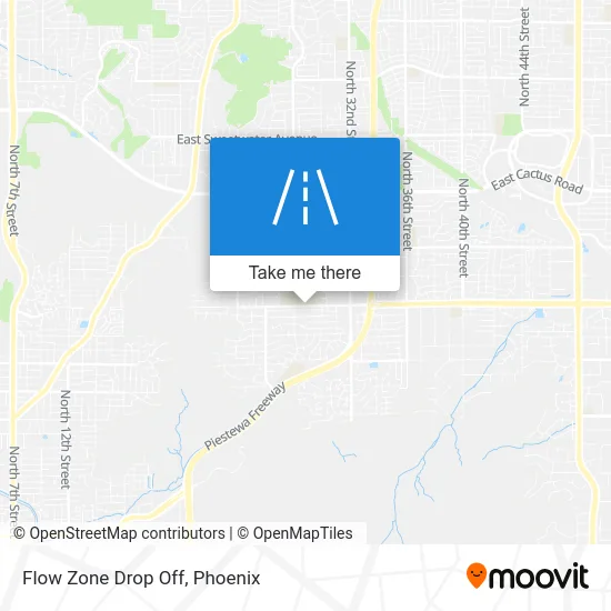 Flow Zone Drop Off map