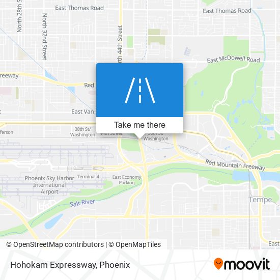 Hohokam Expressway map