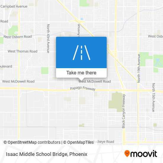 Isaac Middle School Bridge map