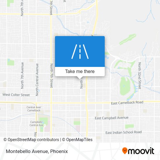 Montebello Avenue map